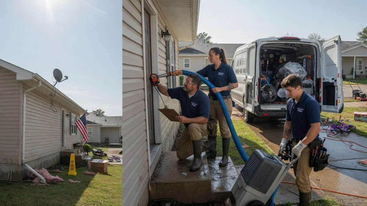 Ceiling Water Damage Restoration in Durant, OK near me